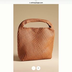 Antik Kraft Woven Faux-Leather Slouchy Bag